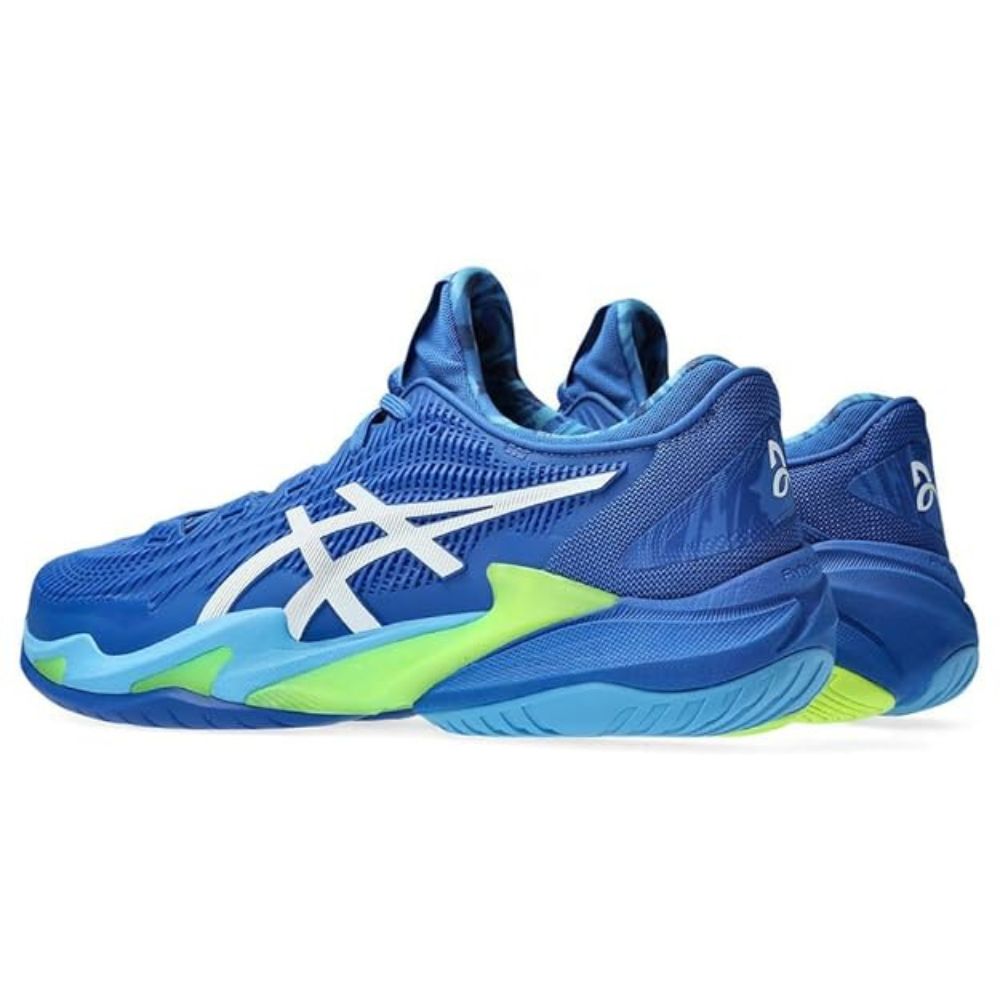 Asics Court FF 3 Novak Men's Shoe - Tuna Blue & White