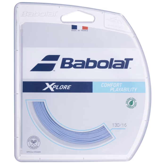 Babolat Addixion+ 12 M – Corde De Squash Simple 1,30 Mm, Pour Performance Et Contrôle
