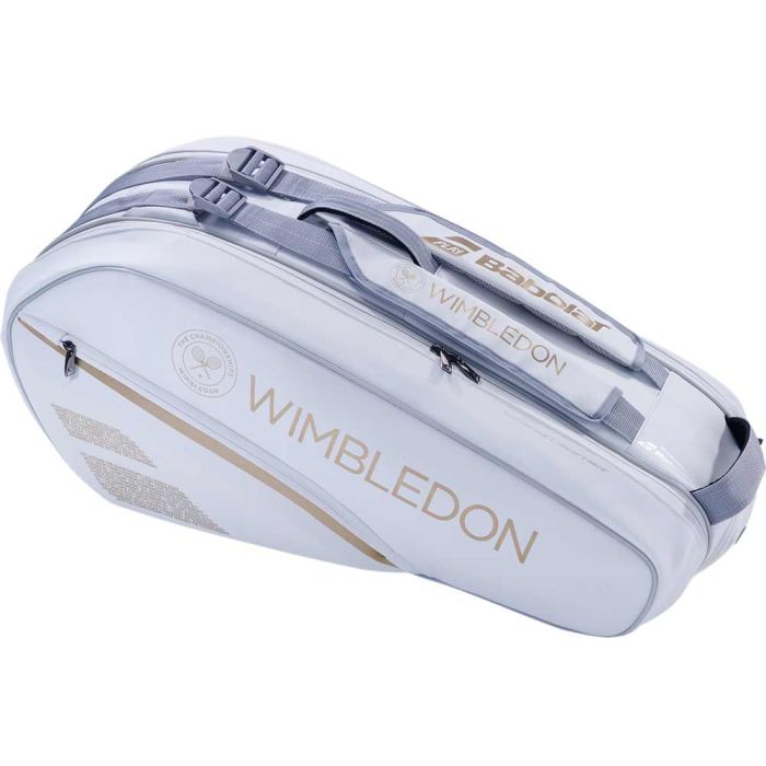 Buy Babolat Pure Wimbledon Racquet Bag White Gold Online at