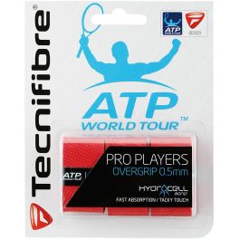 Tecnifibre ATP Pro Players Overgrip Pack of 3 - Red