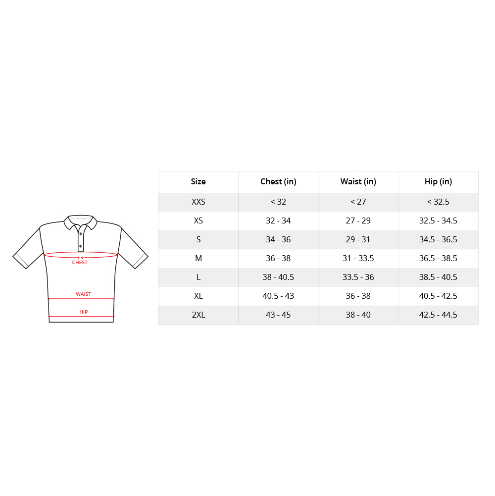 nike miler t shirt size guide