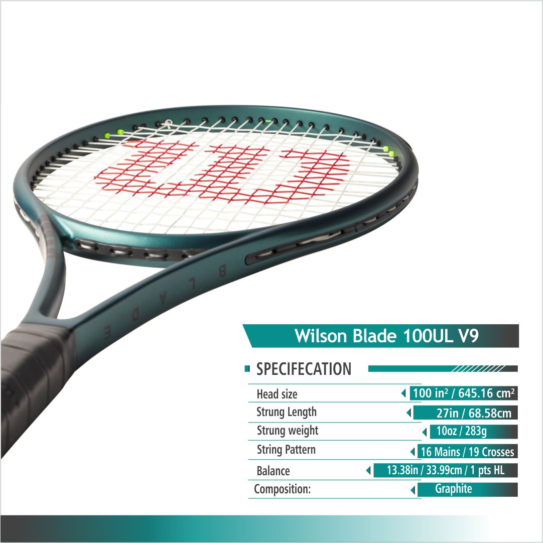 Wilson Blade V9 100インチ 16×19 G2 BLADE 98S V9 by Wilson Japan Racquet online - ウイルソン公式